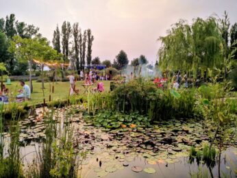 Giardino per eventi ai piedi di Assisi
